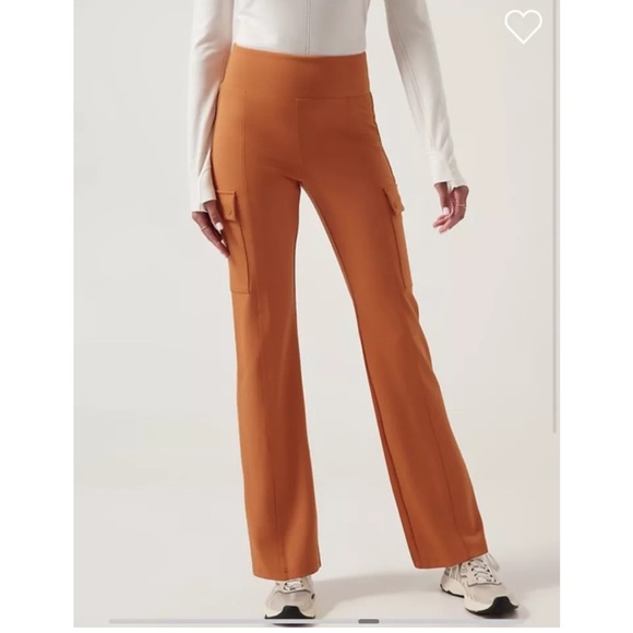 Athleta Pants - ✨ ATHLETA ✨ Orange DELANCEY Straight Cargo Pant Size 2X